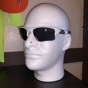 Oakley Flak Jacket XLJ Sunglasses “White/Grey”